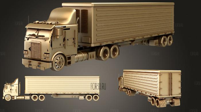 Freightliner stl model for CNC